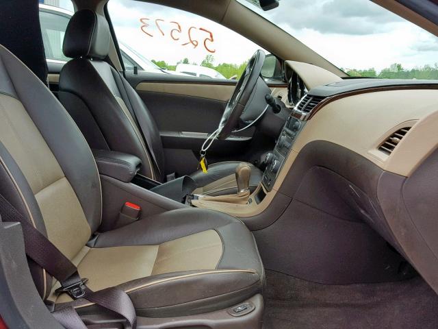 1G1ZK57B69F143267 - 2009 CHEVROLET MALIBU LTZ 红色 照片 5