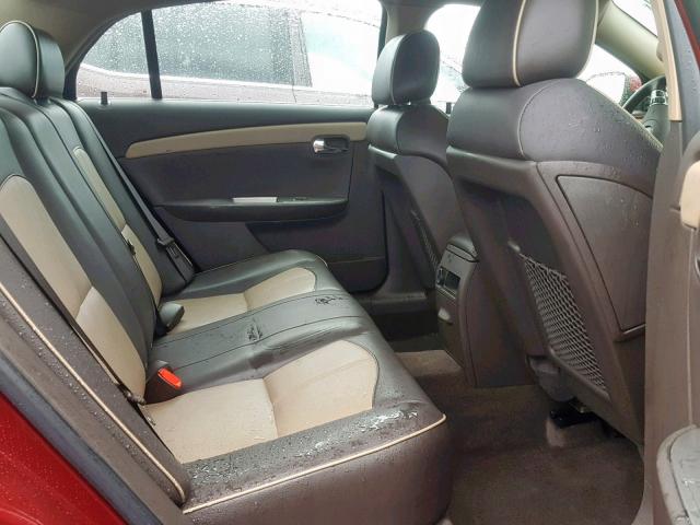 1G1ZK57B69F143267 - 2009 CHEVROLET MALIBU LTZ 红色 照片 6