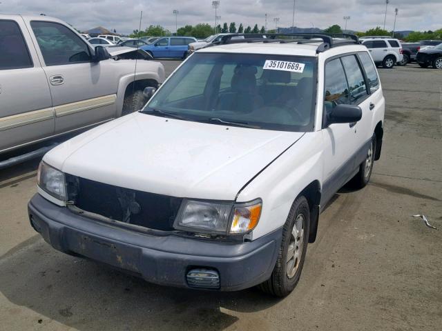 JF1SF6351WH772685 - 1998 SUBARU FORESTER L WHITE photo 2