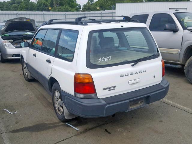 JF1SF6351WH772685 - 1998 SUBARU FORESTER L WHITE photo 3