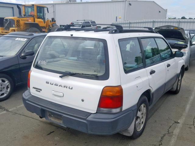 JF1SF6351WH772685 - 1998 SUBARU FORESTER L WHITE photo 4