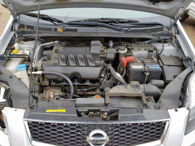 3N1AB6APXCL708358 - 2012 NISSAN SENTRA 2.0 SILVER photo 7