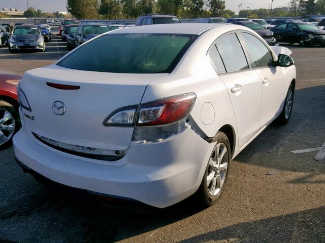 JM1BL1SG7A1174966 - 2010 MAZDA 3 I WHITE photo 4