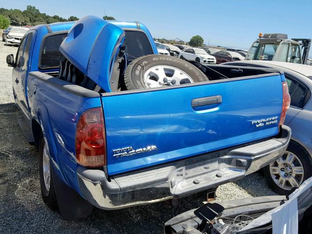 5TETU62N75Z101749 - 2005 TOYOTA TACOMA PRE BLUE photo 3