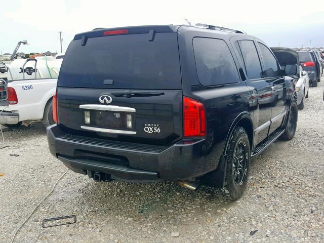 5N3ZA0NE0AN904611 - 2010 INFINITI QX56 BLACK photo 4