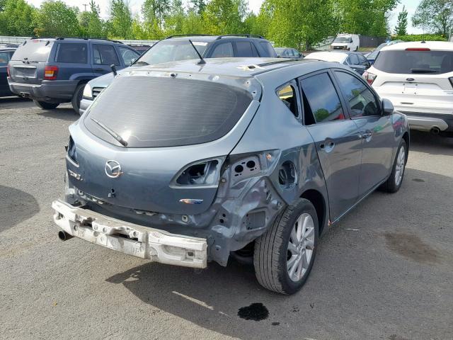 JM1BL1L81C1581708 - 2012 MAZDA 3 I GRAY photo 4