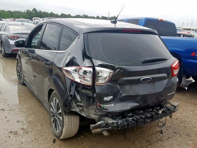 1FADP5FU8HL111450 - 2017 FORD C-MAX TITA GRAY photo 3