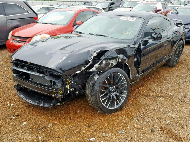 1FA6P8CF4K5115233 - 2019 FORD MUSTANG GT BLACK photo 2