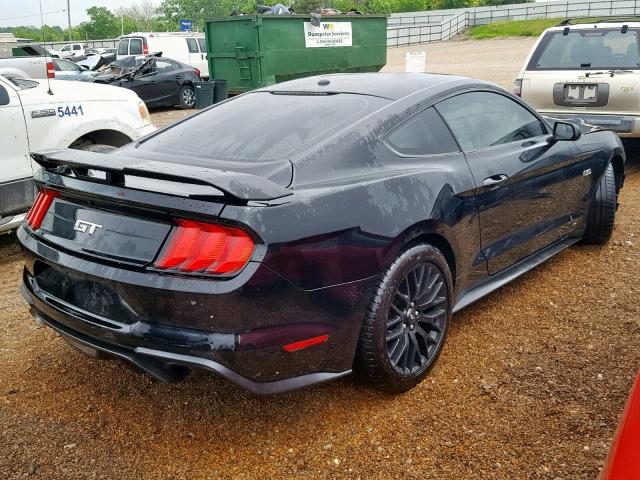 1FA6P8CF4K5115233 - 2019 FORD MUSTANG GT BLACK photo 4