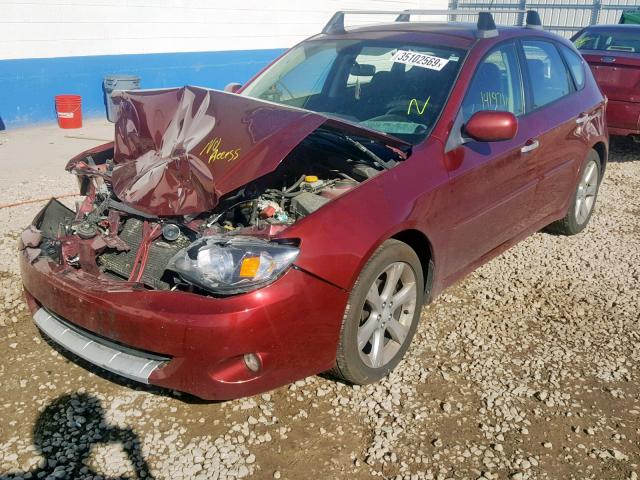 JF1GH6D64BH810525 - 2011 SUBARU IMPREZA OU RED photo 2