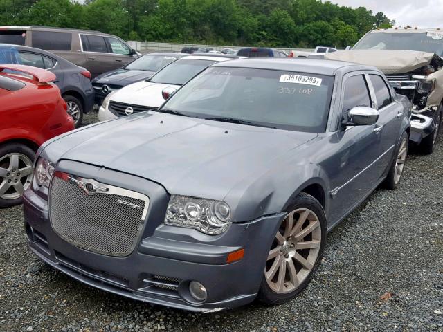 2C3KA73W56H337108 - 2006 CHRYSLER 300C SRT-8 BLUE photo 2