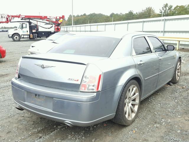 2C3KA73W56H337108 - 2006 CHRYSLER 300C SRT-8 BLUE photo 4