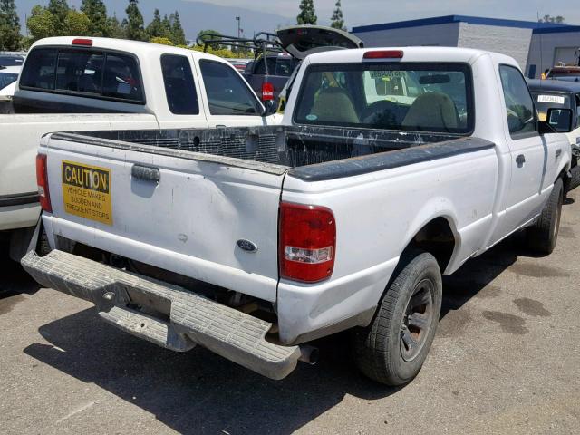 1FTYR10U56PA54721 - 2006 FORD RANGER WHITE photo 4