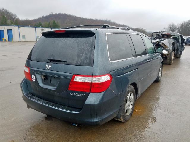 5FNRL38455B000950 - 2005 HONDA ODYSSEY EX  photo 4