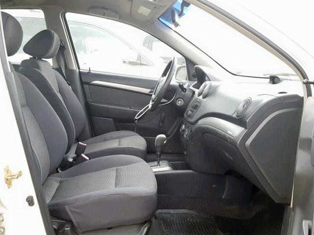 KL1TD56647B054451 - 2007 CHEVROLET AVEO BASE Ağ foto 5