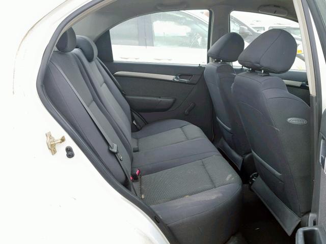 KL1TD56647B054451 - 2007 CHEVROLET AVEO BASE Ağ foto 6