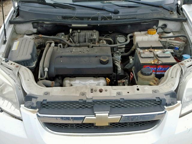 KL1TD56647B054451 - 2007 CHEVROLET AVEO BASE Ağ foto 7