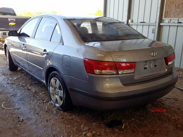 5NPET46C07H232990 - 2007 HYUNDAI SONATA GLS  photo 3