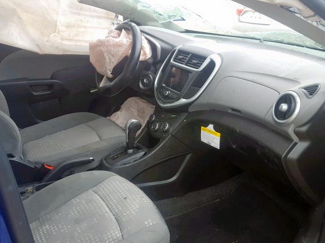 1G1JB5SH4J4134883 - 2018 CHEVROLET SONIC LS BLUE photo 5