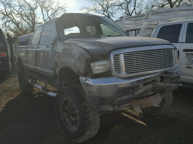 1FTSW31F22EB54260 - 2002 FORD F350 SRW S BEIGE photo 1