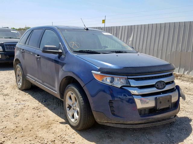 2FMDK4GC2CBA94139 - 2012 FORD EDGE SE BLUE photo 1