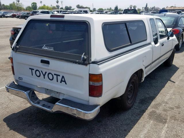 JT4VN93D3P5036224 - 1993 TOYOTA PICKUP 1/2 WHITE photo 4