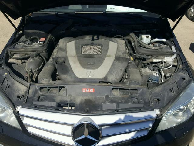 WDDGF8BB7BA505630 - 2011 MERCEDES-BENZ C 300 4MAT BLACK photo 7