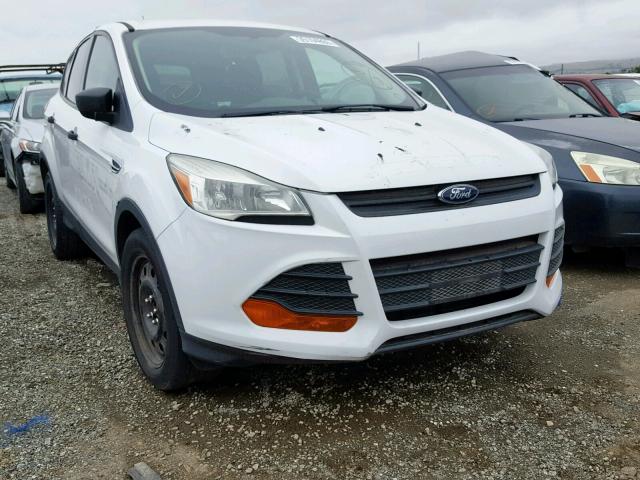 1FMCU0F70EUD95735 - 2014 FORD ESCAPE S WHITE photo 1