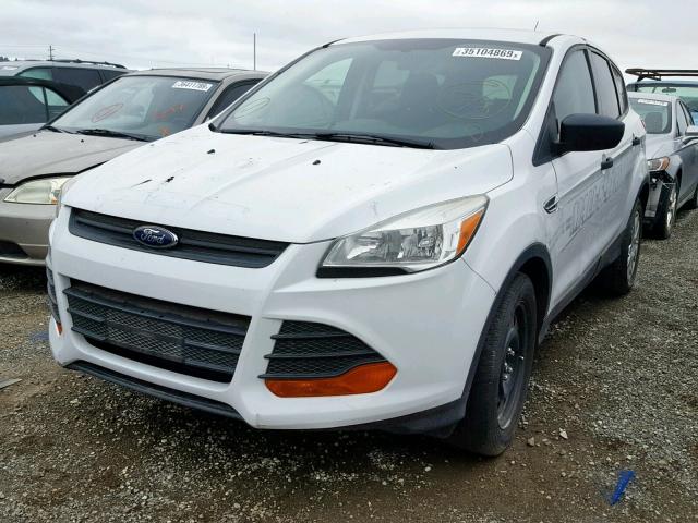 1FMCU0F70EUD95735 - 2014 FORD ESCAPE S WHITE photo 2