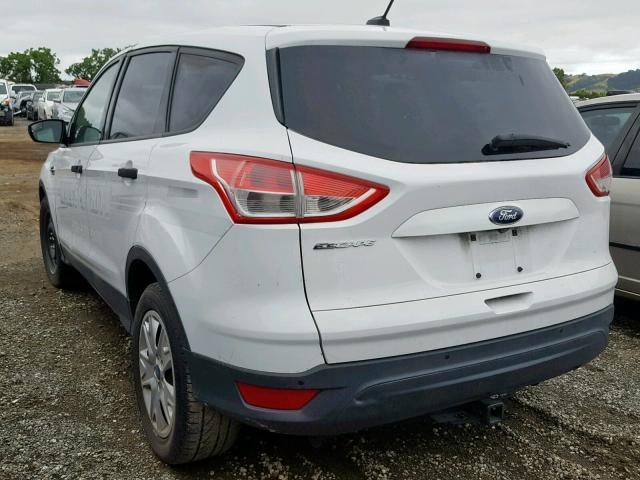 1FMCU0F70EUD95735 - 2014 FORD ESCAPE S WHITE photo 3