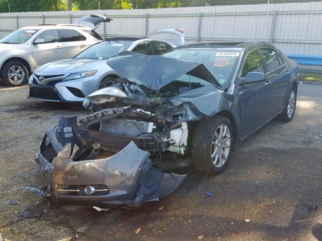 1G1ZK57779F144987 - 2009 CHEVROLET MALIBU LTZ ნაცრისფერი ფოტო 2