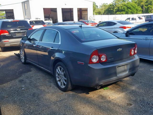 1G1ZK57779F144987 - 2009 CHEVROLET MALIBU LTZ ნაცრისფერი ფოტო 3