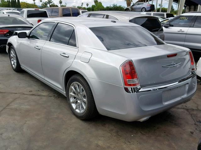 2C3CCACG5CH263463 - 2012 CHRYSLER 300 LIMITE SILVER photo 3