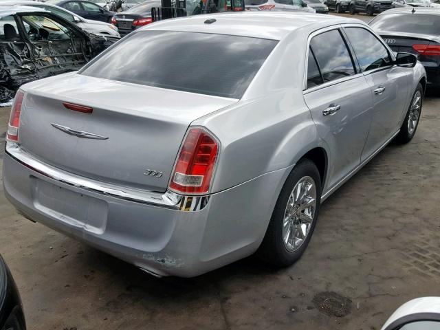 2C3CCACG5CH263463 - 2012 CHRYSLER 300 LIMITE SILVER photo 4