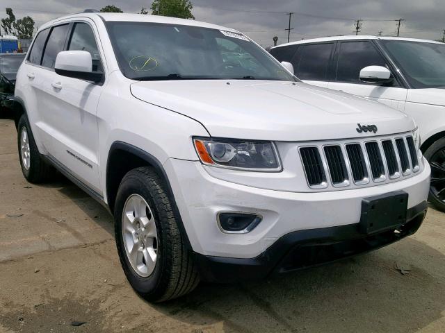 1C4RJEAG2EC136908 - 2014 JEEP GRAND CHER WHITE photo 1