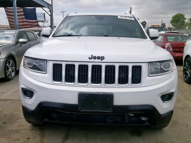 1C4RJEAG2EC136908 - 2014 JEEP GRAND CHER WHITE photo 9