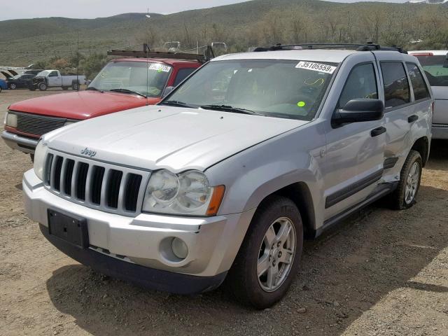 1J4HR48N45C529290 - 2005 JEEP GRAND CHER SILVER photo 2