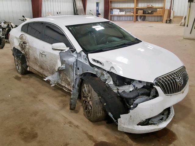 1G4GD5G38EF165701 - 2014 BUICK LACROSSE P WHITE photo 1