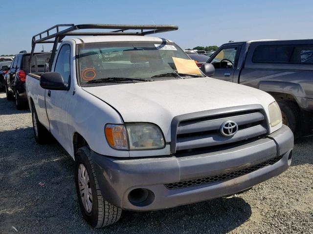 5TBJN32104S442477 - 2004 TOYOTA TUNDRA WHITE photo 1