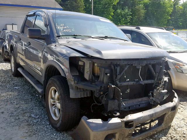 1N6BA0EC7BN320542 - 2011 NISSAN TITAN S GRAY photo 1