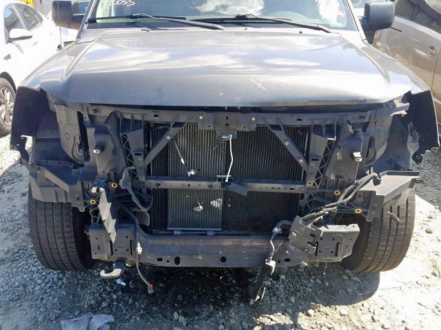 1N6BA0EC7BN320542 - 2011 NISSAN TITAN S GRAY photo 9