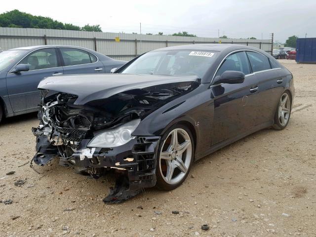 WDDDJ7CB3BA171395 - 2011 MERCEDES-BENZ CLS 550 BLACK photo 2