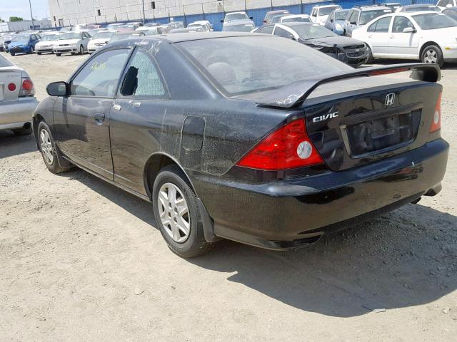 1HGEM21154L031912 - 2004 HONDA CIVIC DX V BLACK photo 3