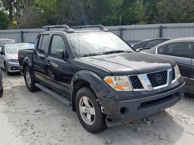 1N6AD07U97C419200 - 2007 NISSAN FRONTIER C BLACK photo 1