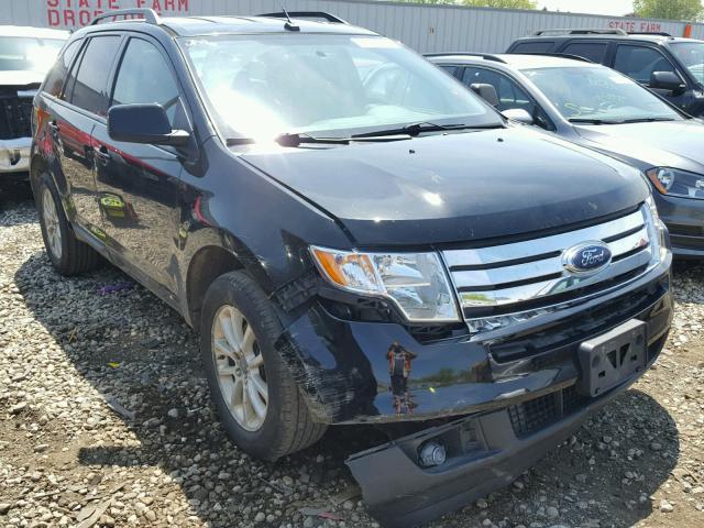 2FMDK48C17BA90068 - 2007 FORD EDGE SEL BLACK photo 1