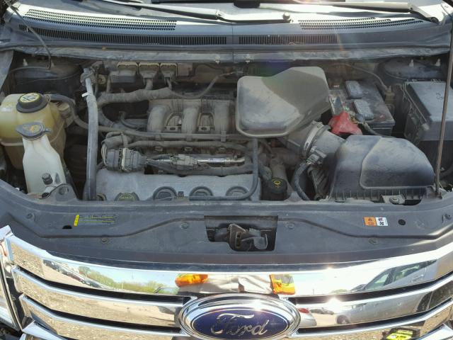 2FMDK48C17BA90068 - 2007 FORD EDGE SEL BLACK photo 7