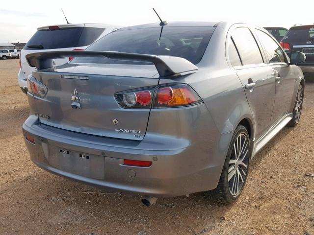 JA32U8FWXGU003870 - 2016 MITSUBISHI LANCER GT GRAY photo 4