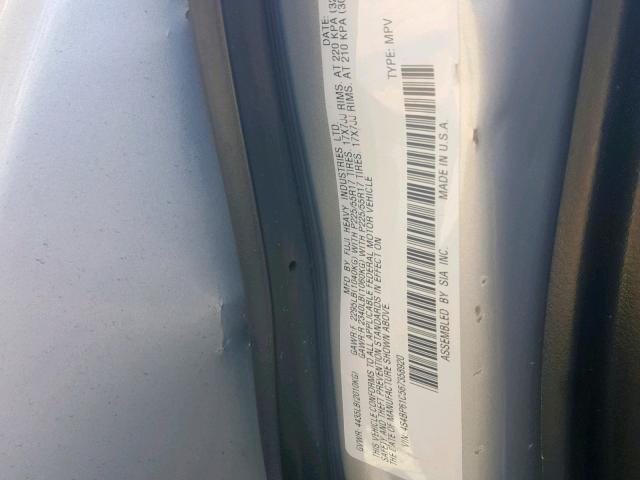 4S4BP61C567358920 - 2006 SUBARU LEGACY OUT SILVER photo 10