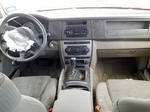 1J8HH48N56C134716 - 2006 JEEP COMMANDER RED photo 9