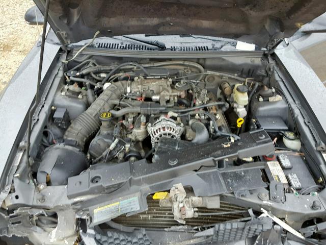 1FAFP45X84F122388 - 2004 FORD MUSTANG GT GRAY photo 7